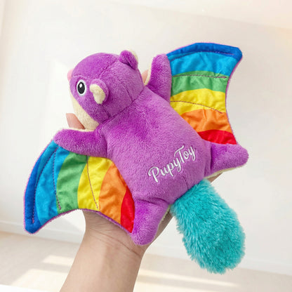 🐾PupyToy® Crinkle & Squeak Plush Dog Toy – Interactive Sound Toy for Puppies & Small Dogs