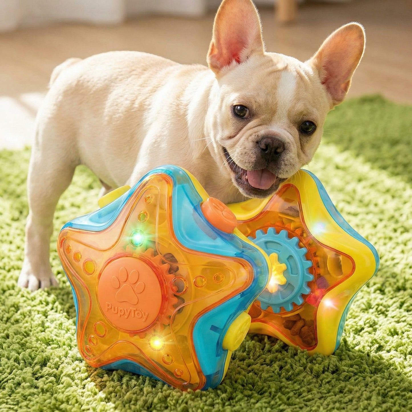🎁PupyToy® Interactive Puzzle Feeder – Challenging Dog Puzzle Toy for Mental Stimulation and Slow Feeding