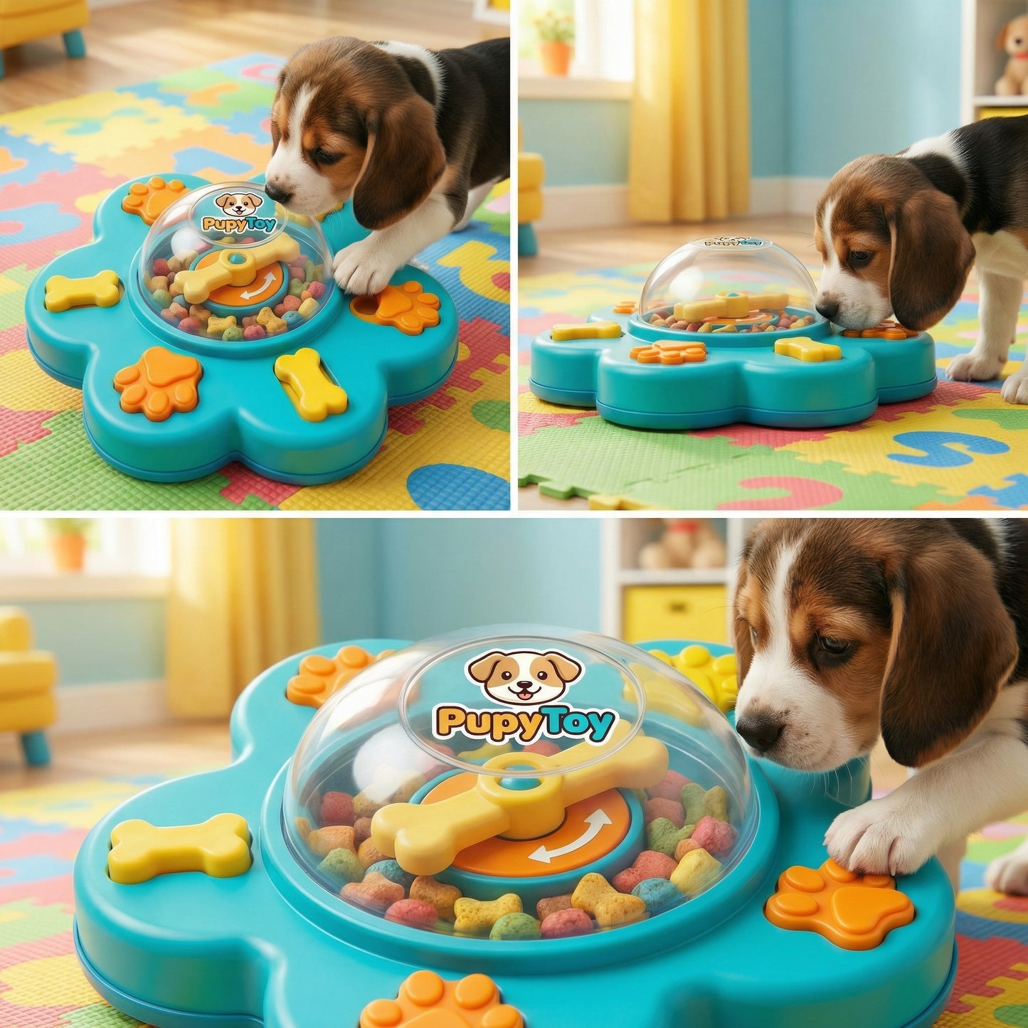 🎁PupyToy® Interactive Dog Puzzle Toy – Smart Feeder for Mental Stimulation and Slow Feeding